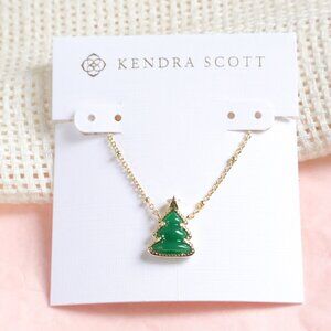 Kendra Scott Holiday Tree Short Necklace Gold